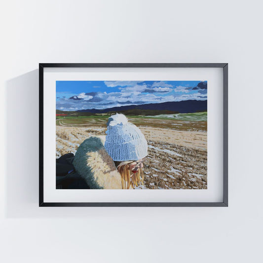 Chinese Girl on Czech Camino - Print | LailaSeidel